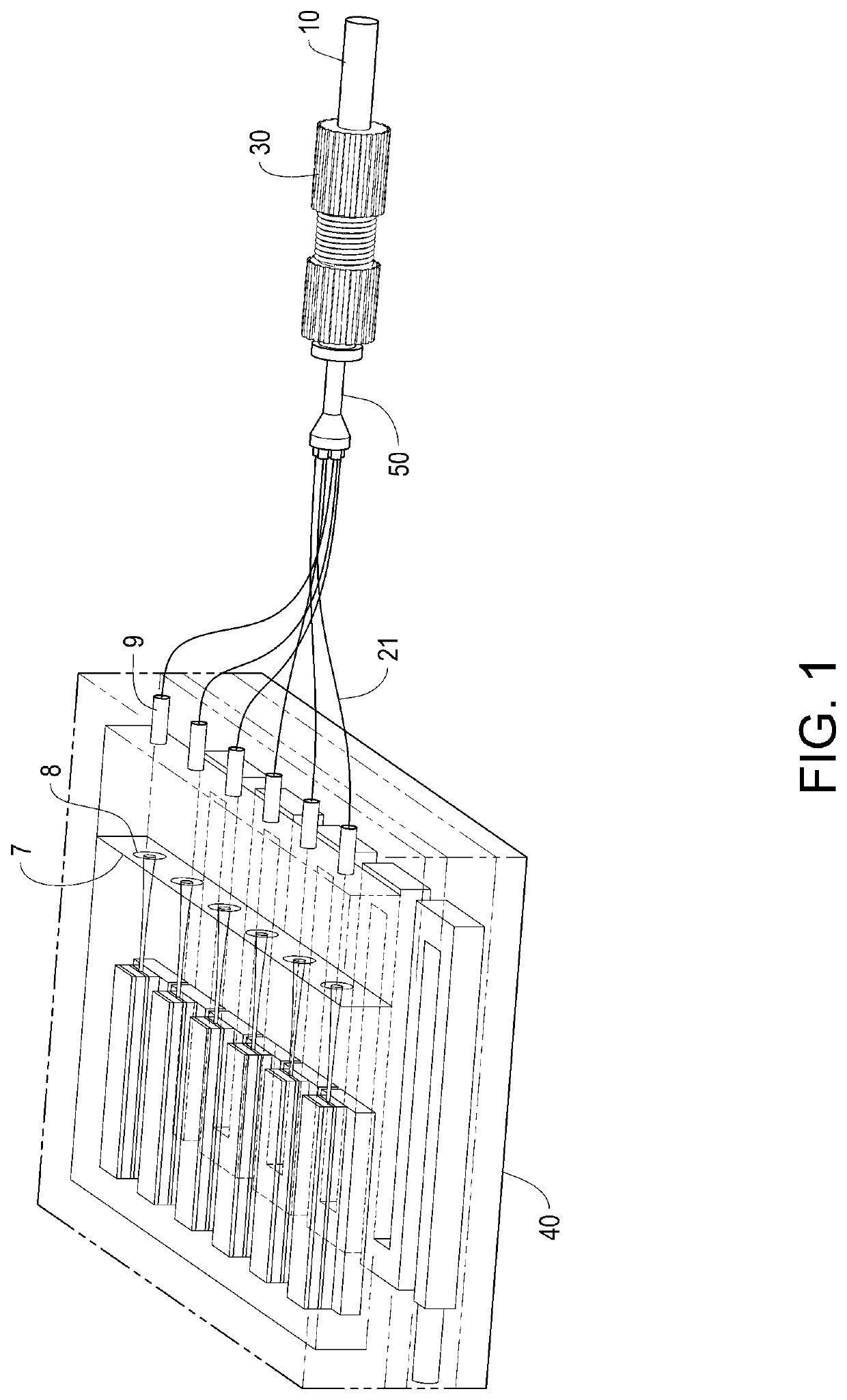 Laser generation importing device applied to human body