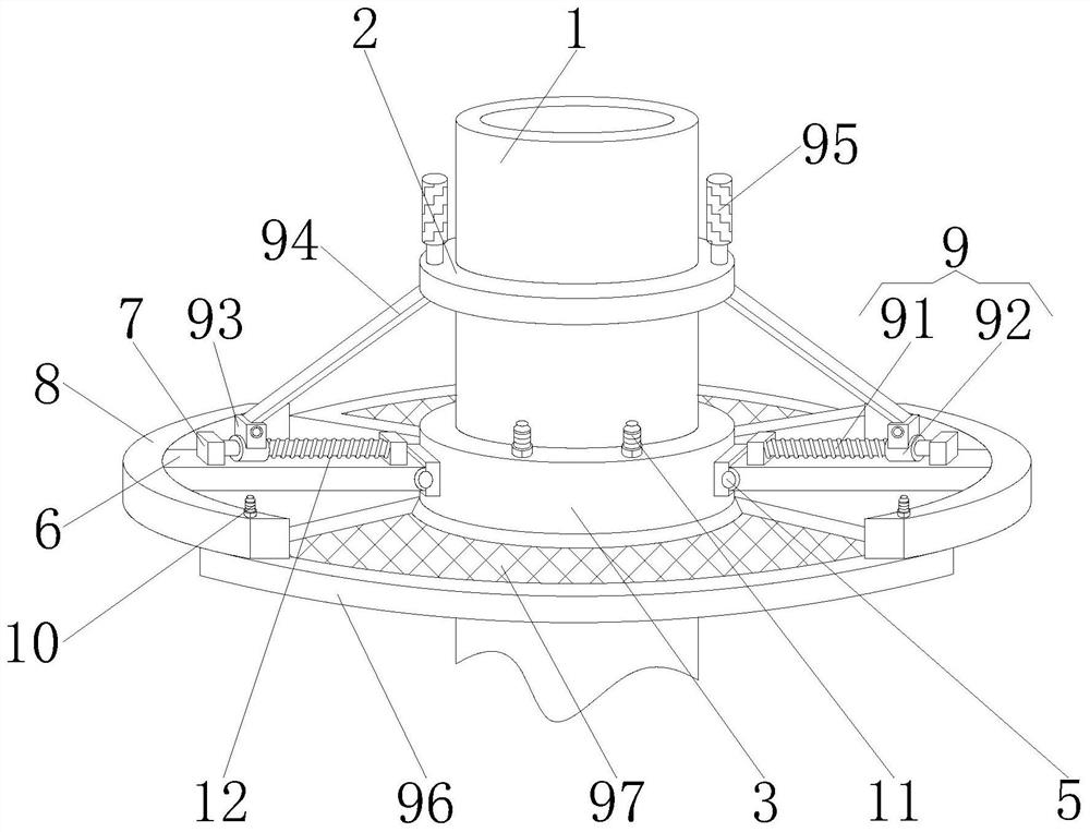 Prefabricated pipe pile with protection function