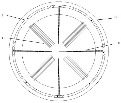 A deep-sea rock bottom suction anchor using a bionic adhesion device