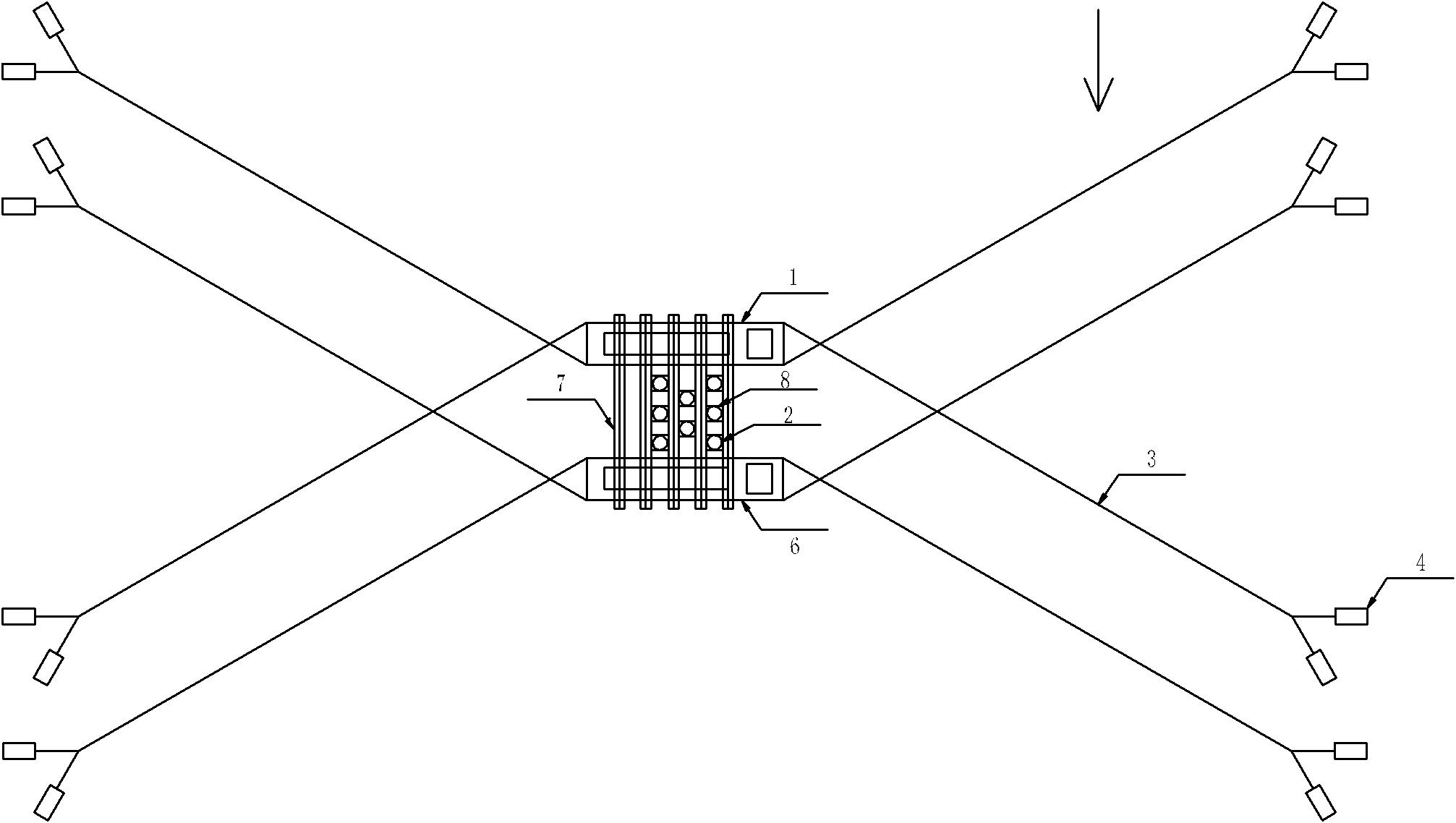 Method for constructing bridge deepwater foundation steel pile casing