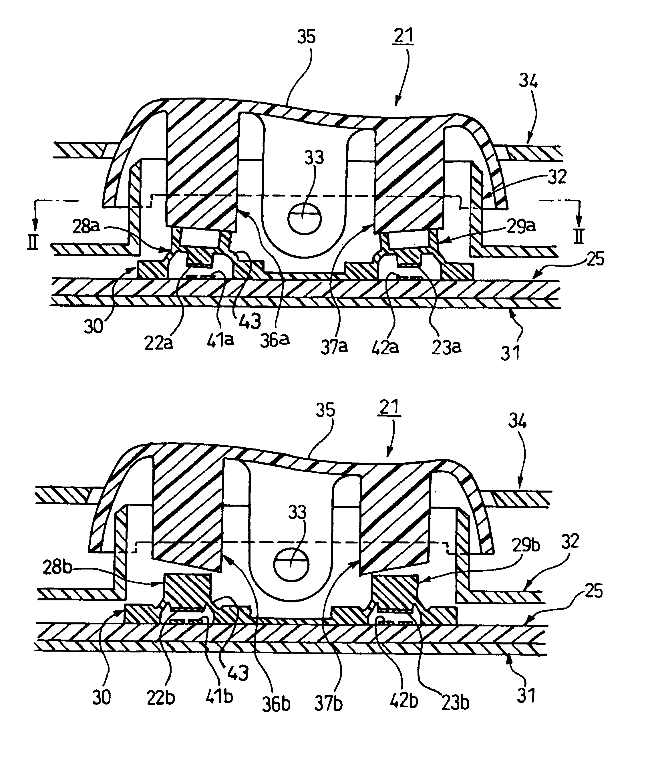 Multi-stage click switch