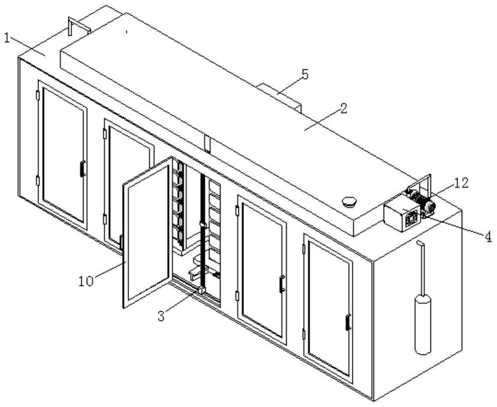 Centralized monitoring device for large computer server