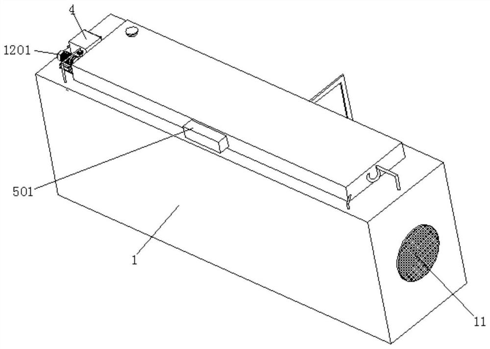 Centralized monitoring device for large computer server