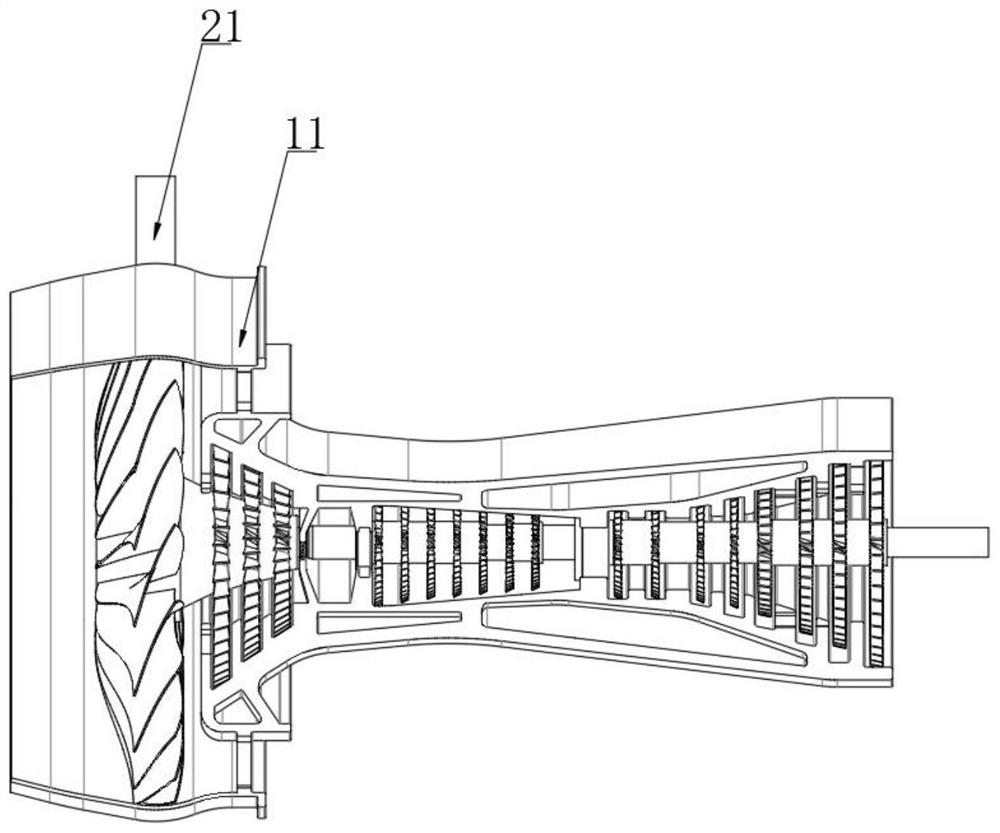 A high-efficiency and energy-saving road snow removal vehicle