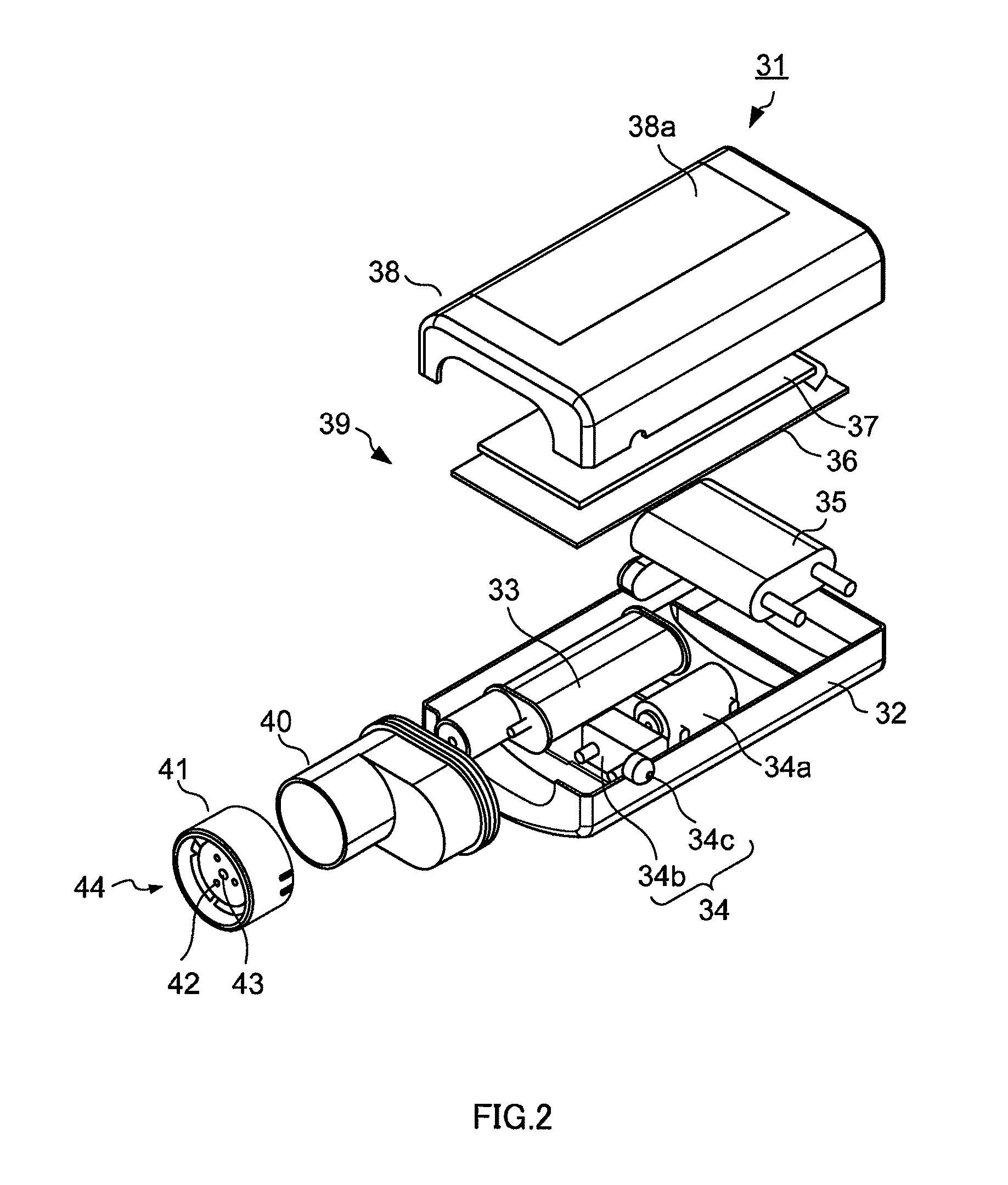 Blood test device