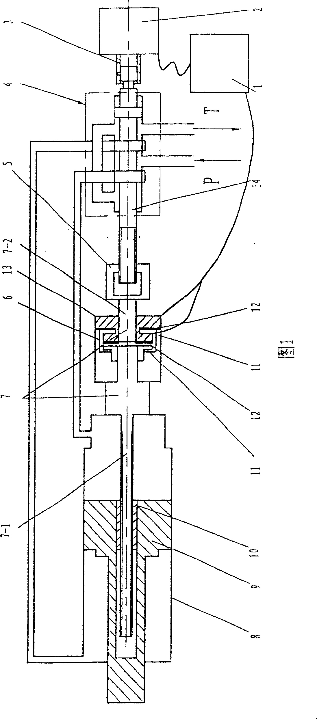 Ratio-variable feedback type digital fluid cylinder