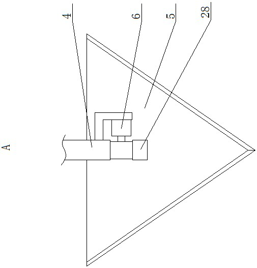 A spraying type afforestation device for barren hills