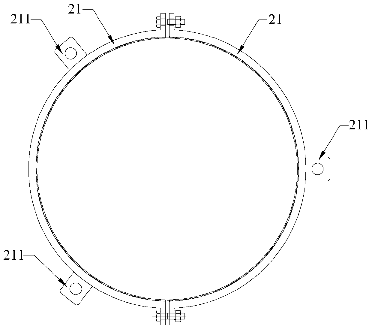 Disassembling method of cold-end unit body