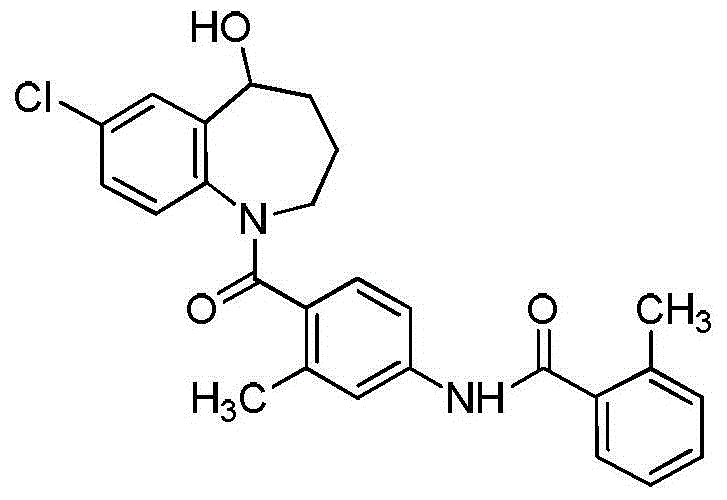 Preparation method of tolvaptan key intermediate