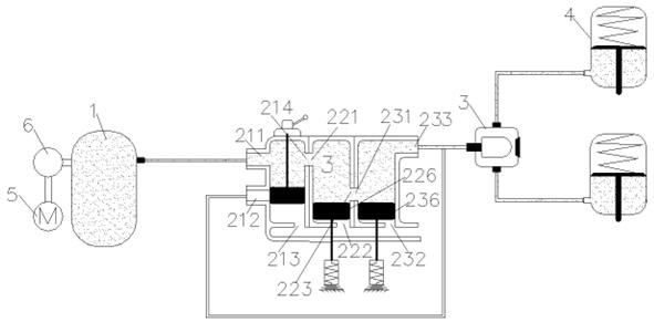 A kind of pneumatic parking system and parking control method thereof