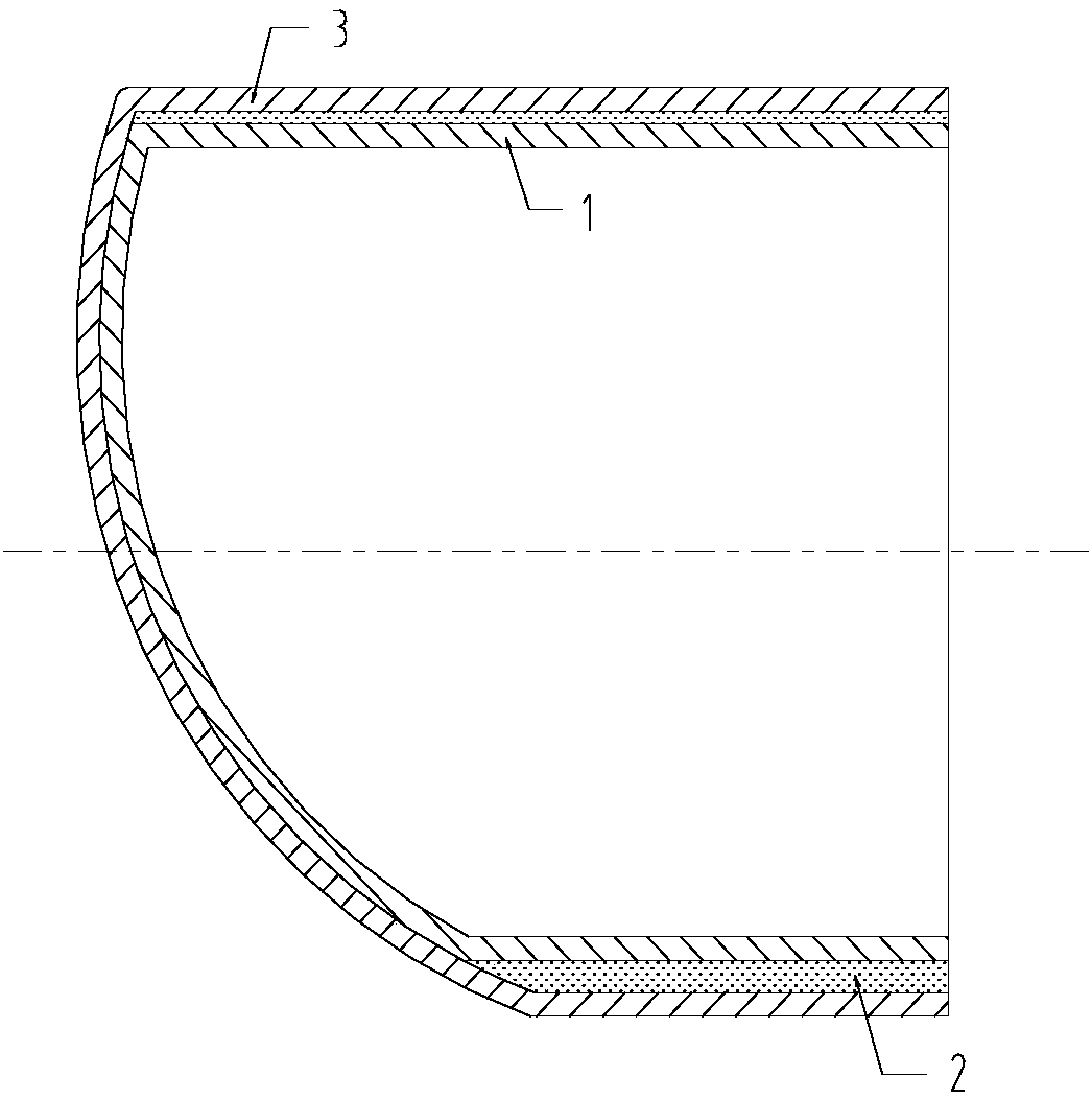 RTM forming method of resin based thickness-variable antenna housing