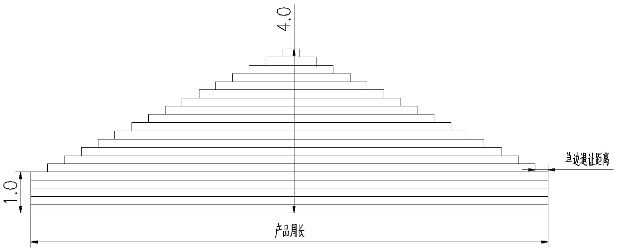 RTM forming method of resin based thickness-variable antenna housing