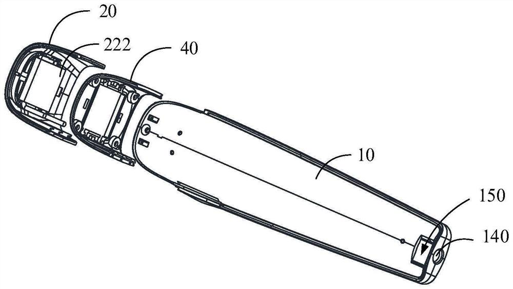 Equipment main body of beauty instrument and contact type beauty instrument