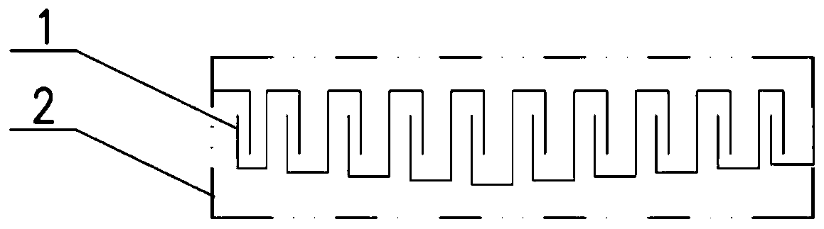 S-shaped strip-shaped bubble cap desulfurization tower tray device with gradually changed height