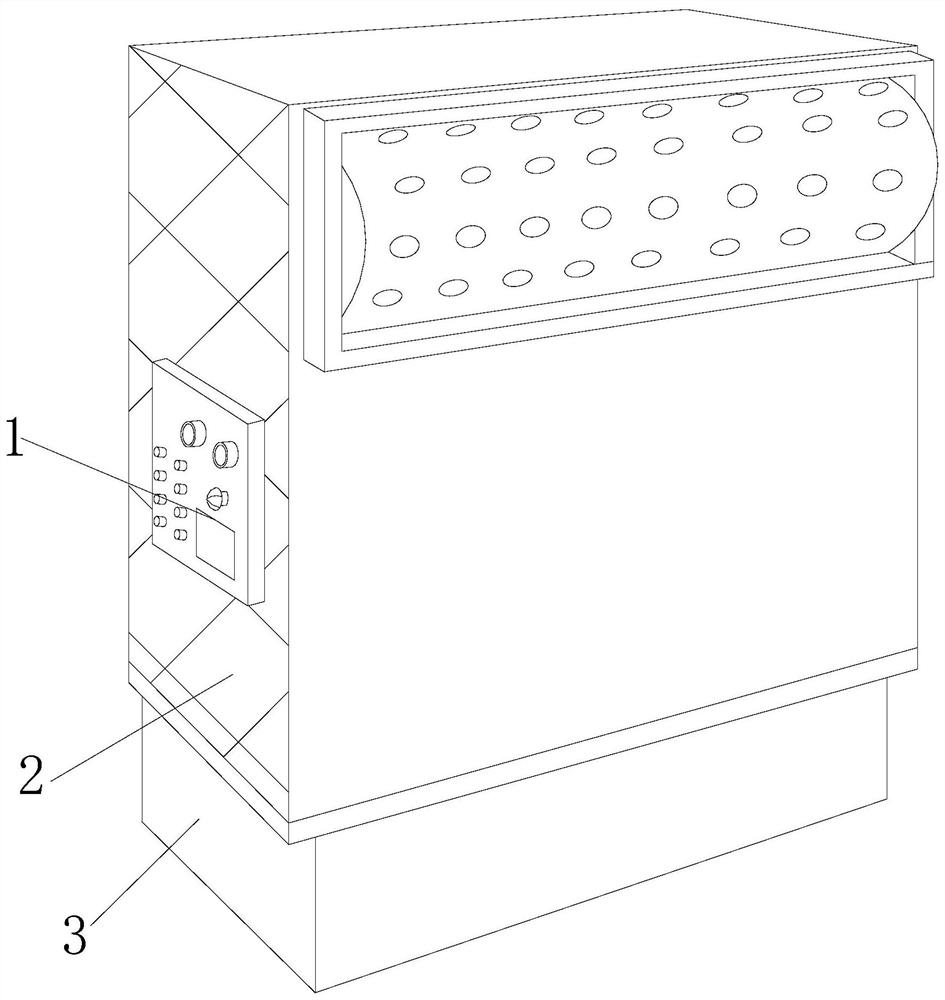 Sterilization and peculiar smell removal air purification equipment for garbage treatment facility