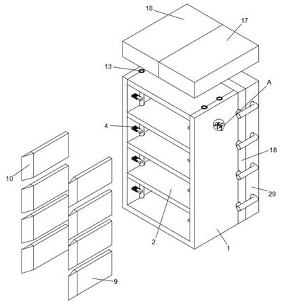 A battery management device for new energy vehicles