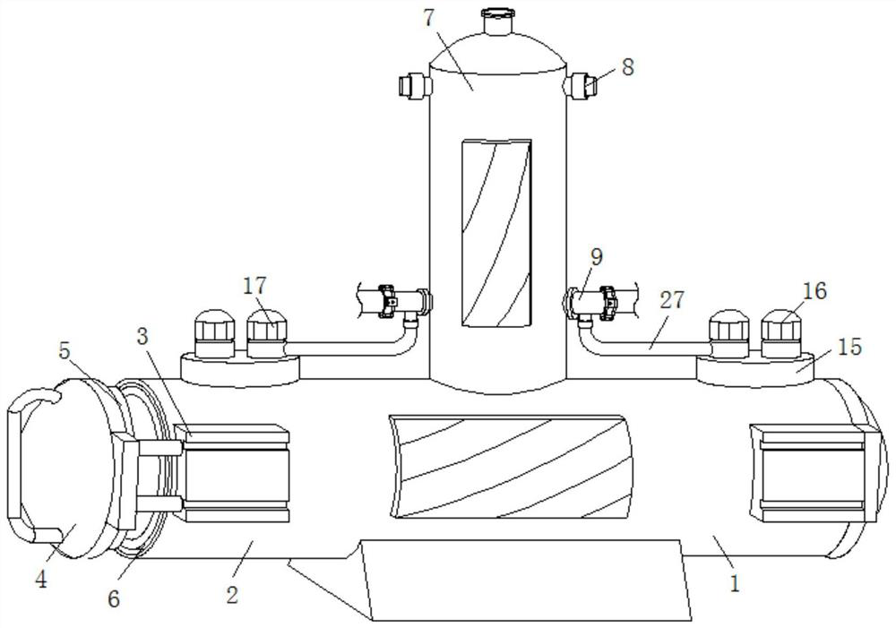 Low-heat-loss type deaerator for power plant boiler