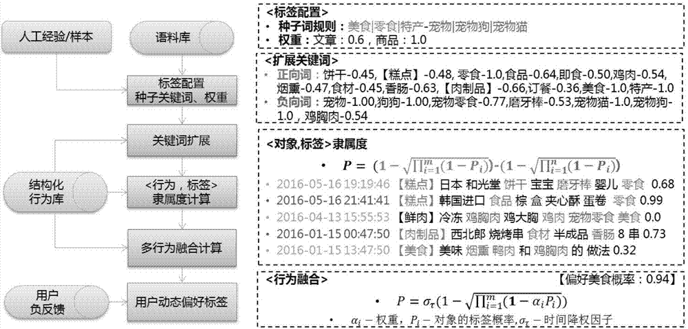 User tag determination and information pushing method and device