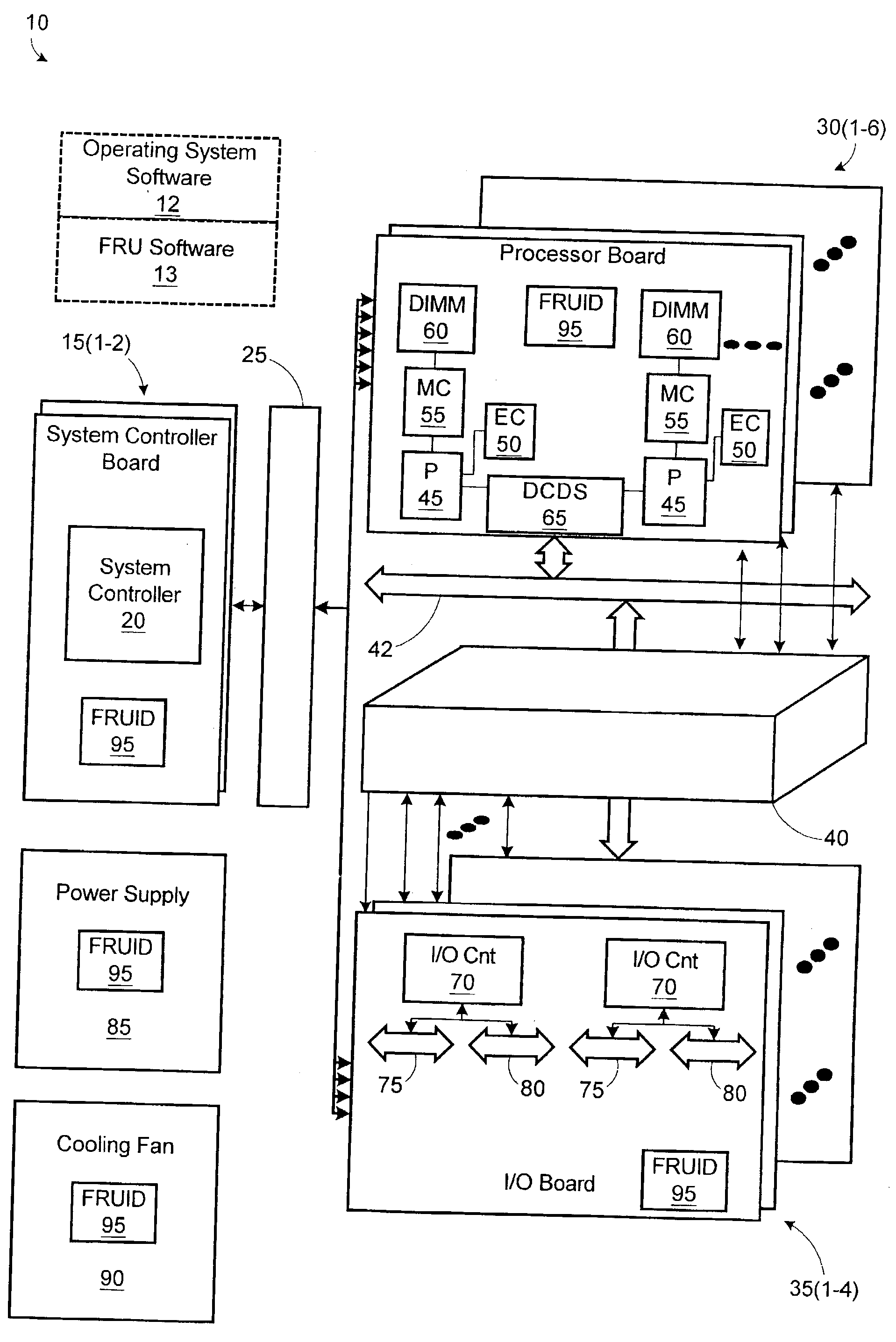 Method and system for storing field replaceable unit dynamic information using tagged data elements