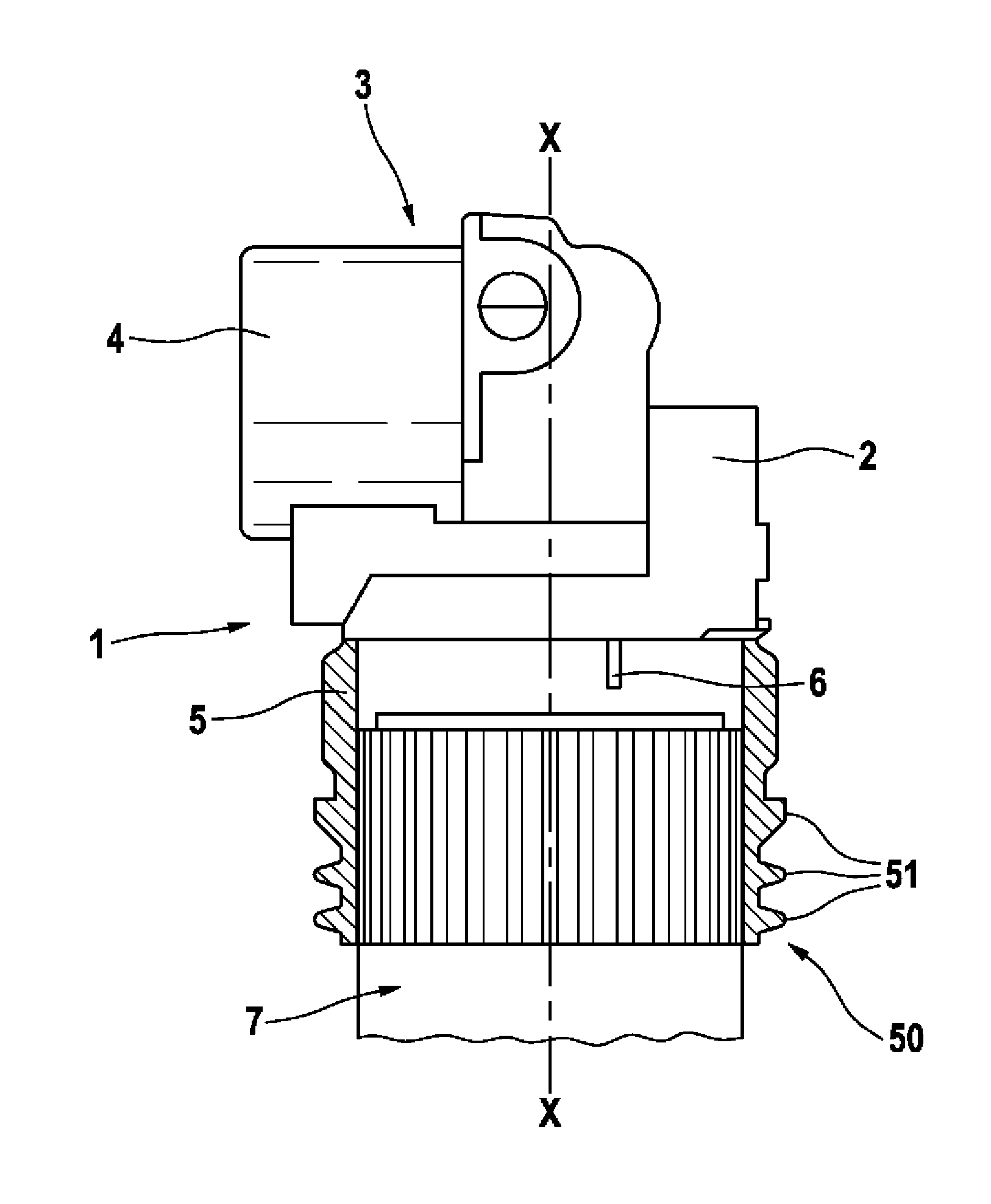 Ignition coil having coupling device