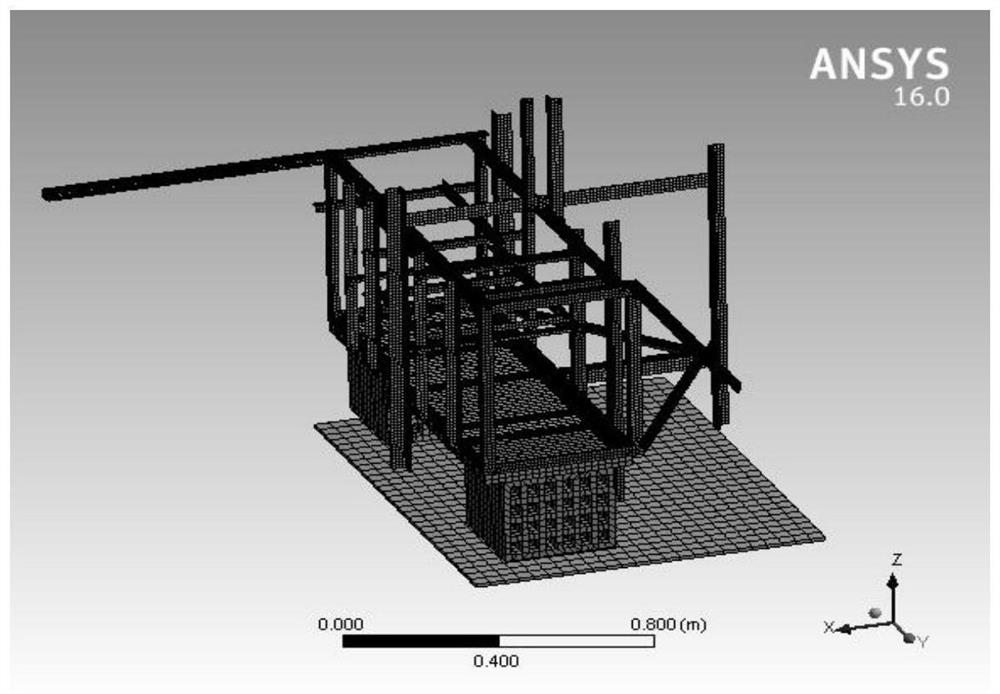 Ansys Ls-Dyna-based ball load service module falling analysis method