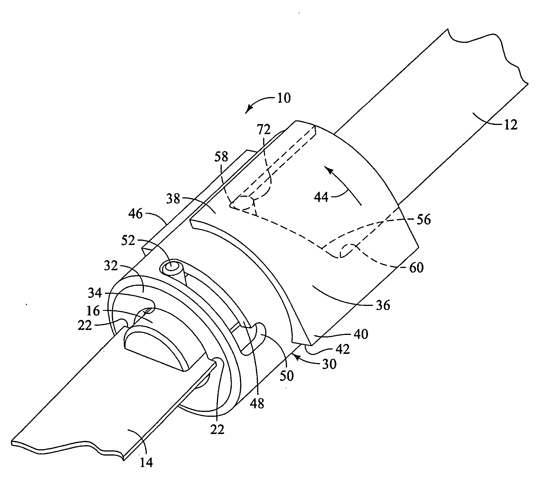 Tool-less blade clamping apparatus for a reciprocating tool