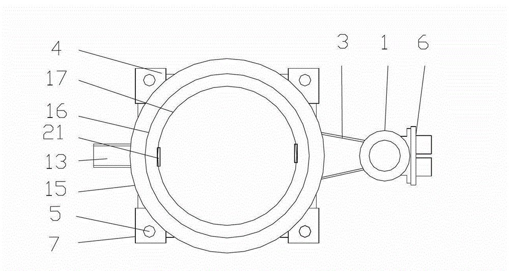 Liquid separating device capable of separating liquid from metal chip materials