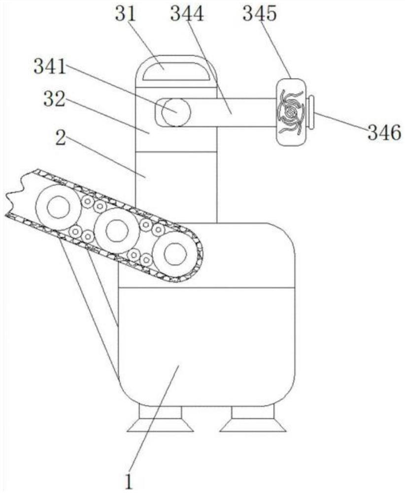 Auxiliary slaughtering device for domestic pig slaughter house based on torsional potential energy and using method