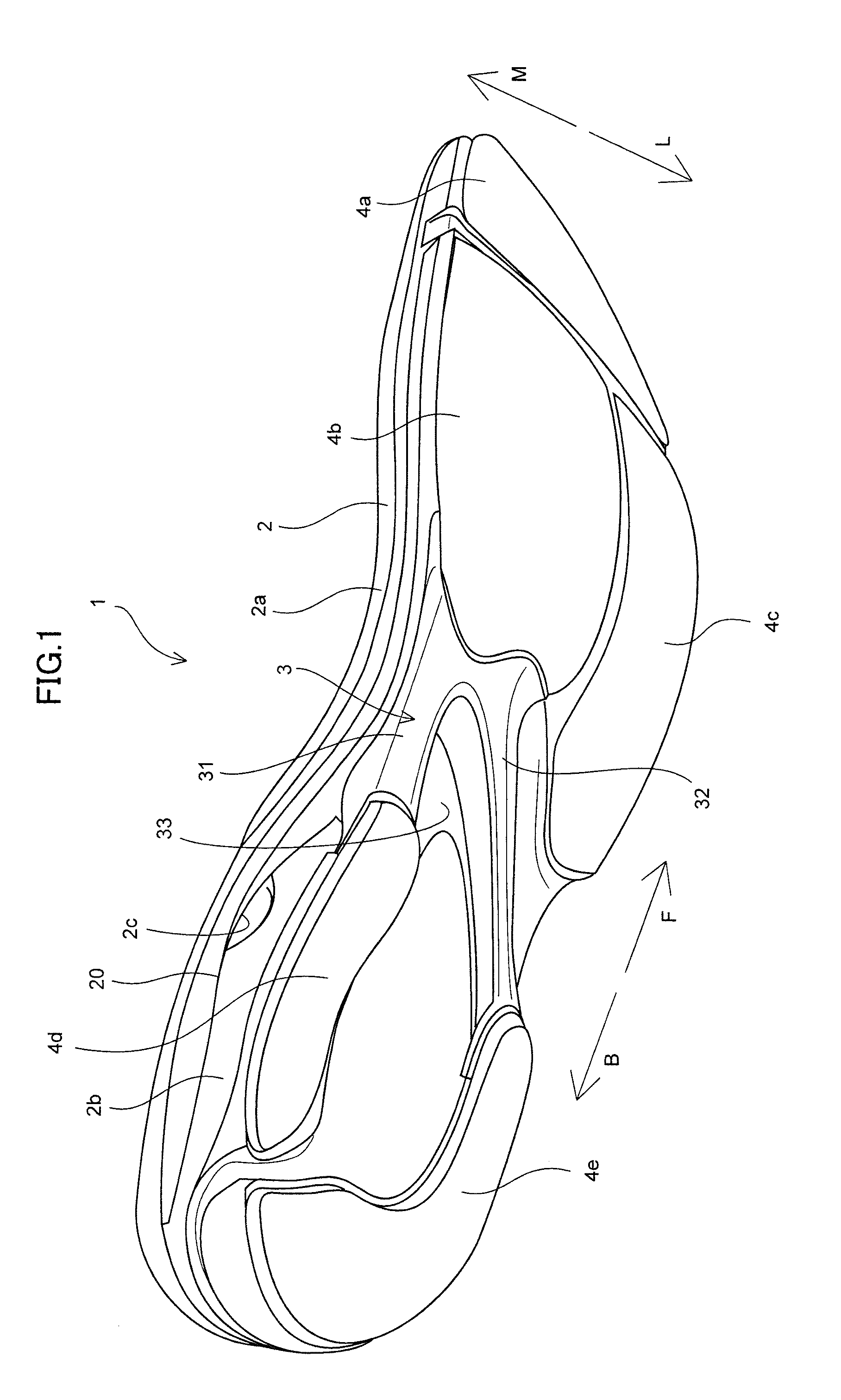 Sole structure for shoes