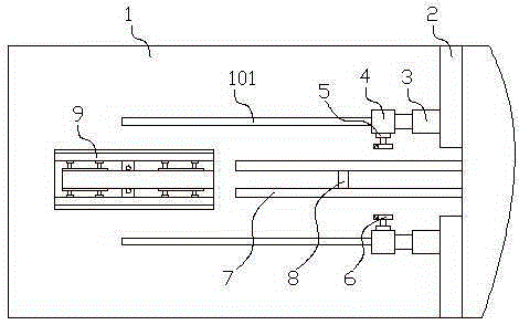 An automatic entry device for standard bicycle stereoscopic garage