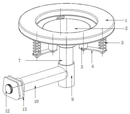 Drum set double-gear silencer