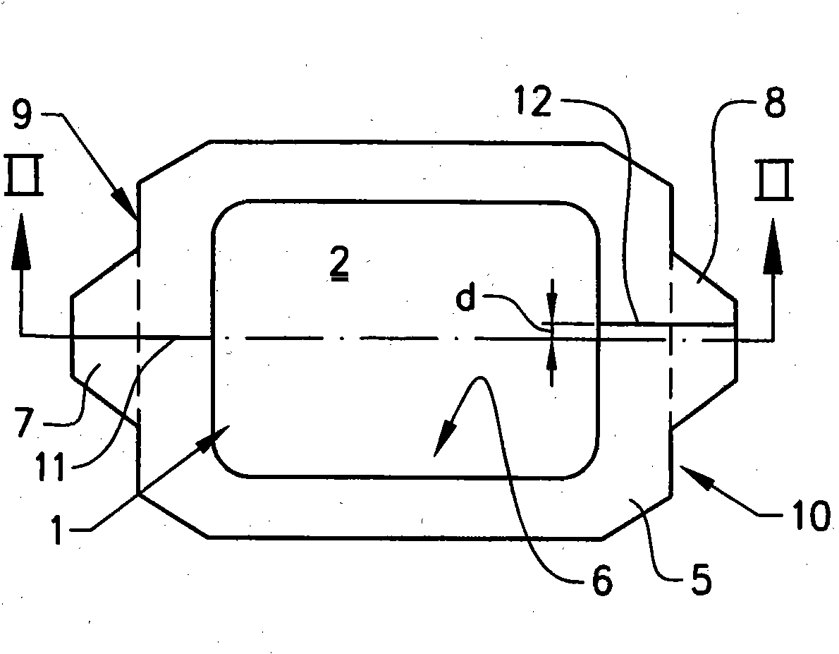 Film dressing with an improved grip tab