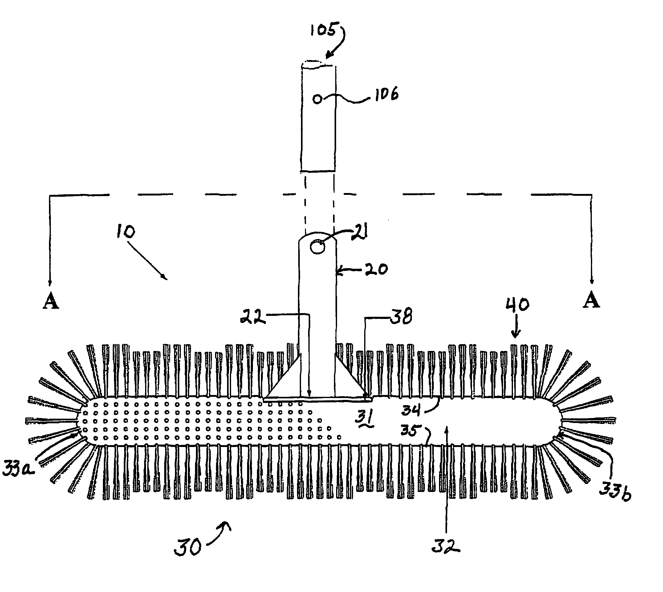 Swimming pool brush