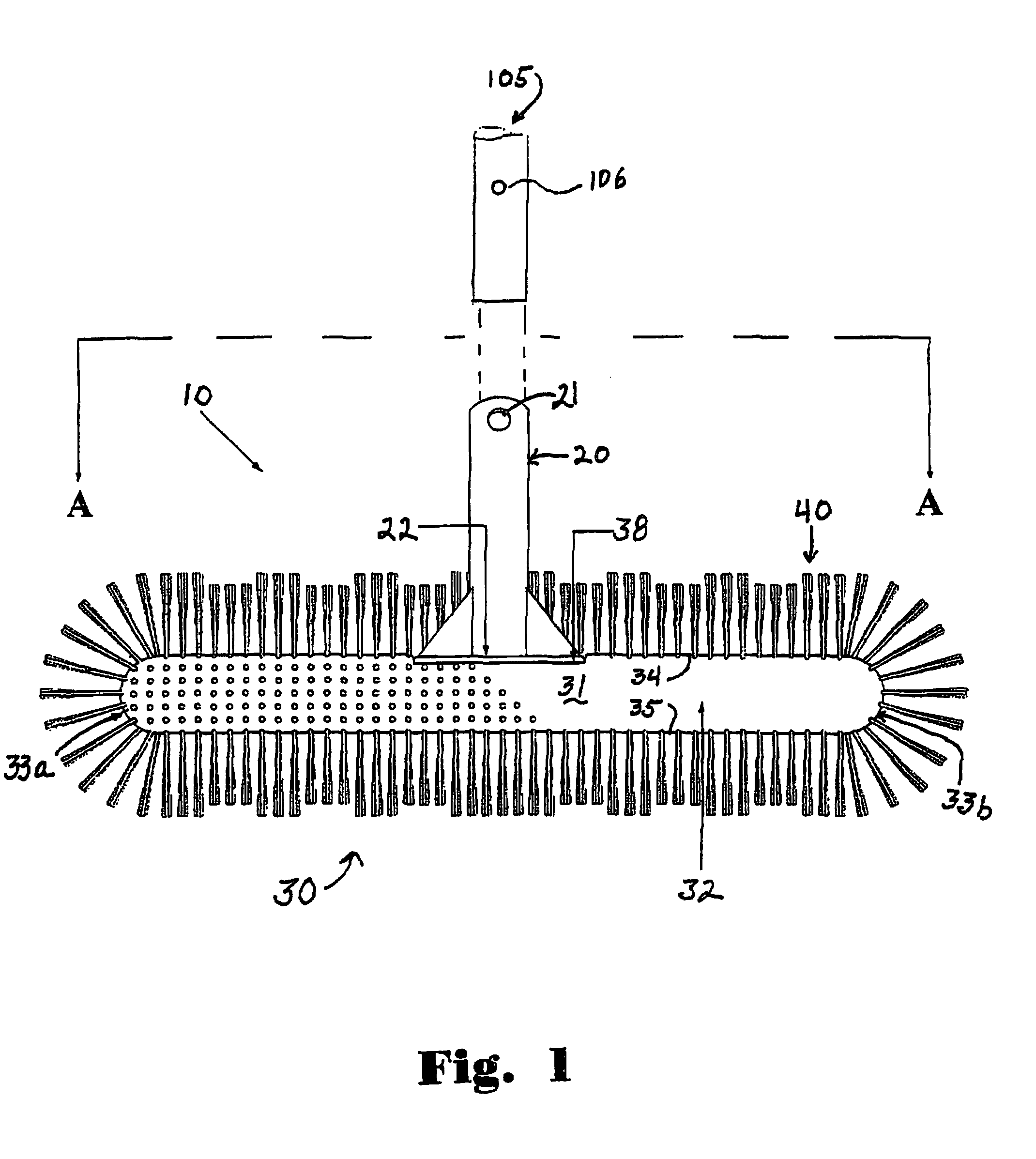 Swimming pool brush