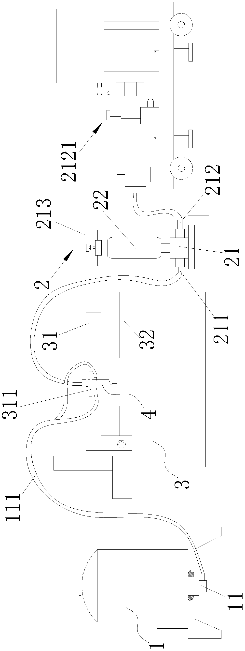 Ultrahigh-pressure abrasive jet generating device based on ejector mechanism