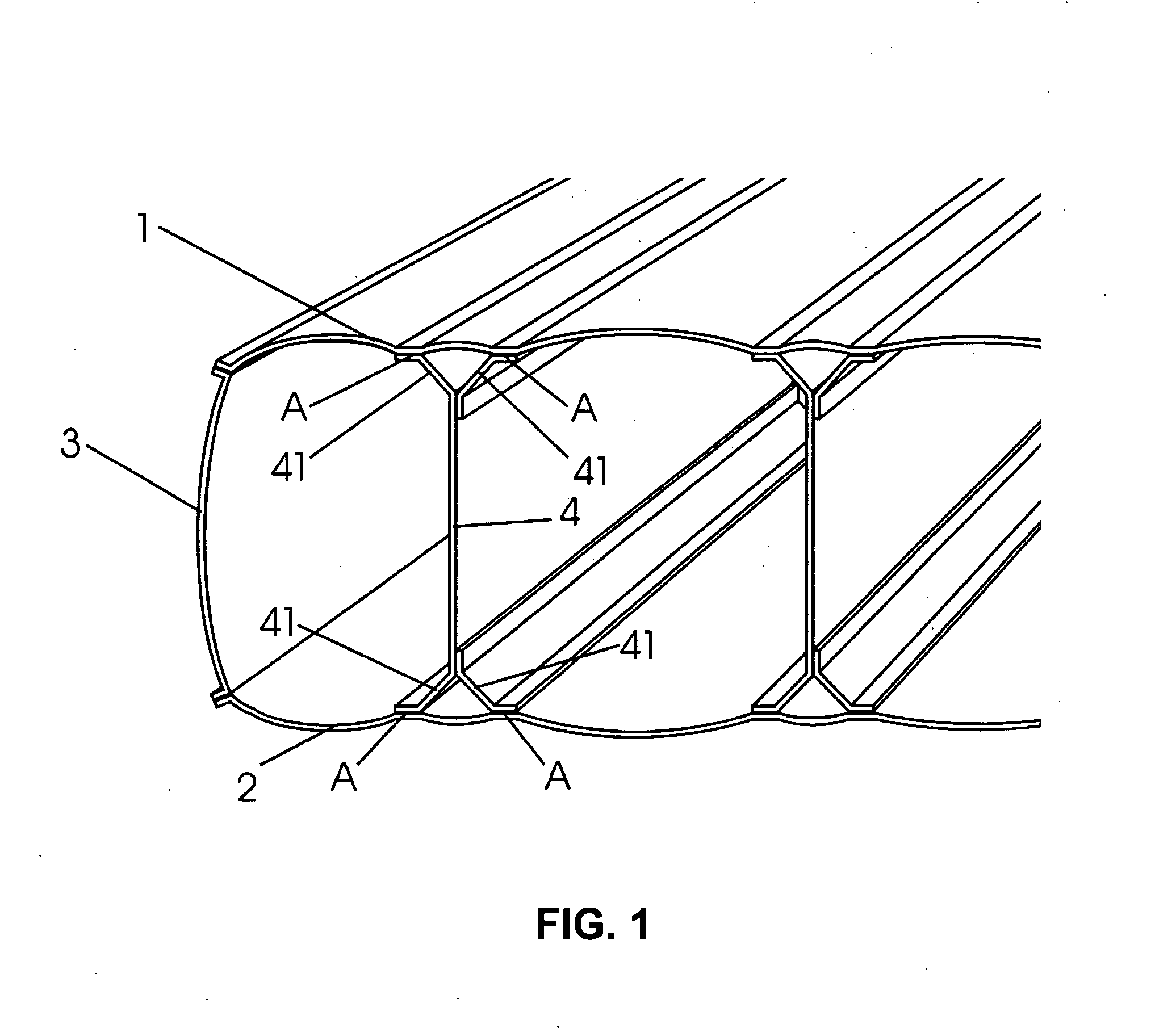 Beam construction of air mattress