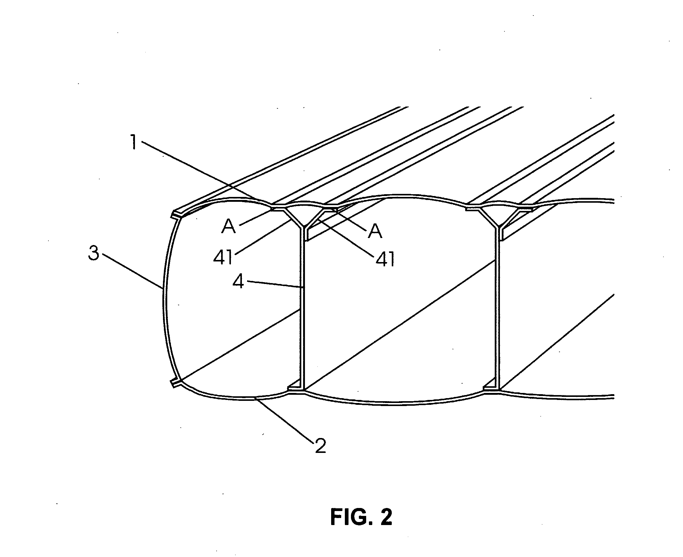 Beam construction of air mattress