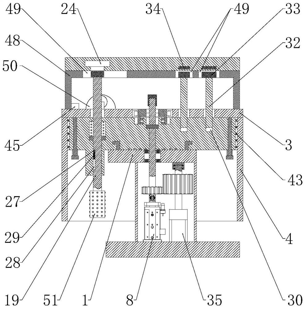 Engine box body positioning structure