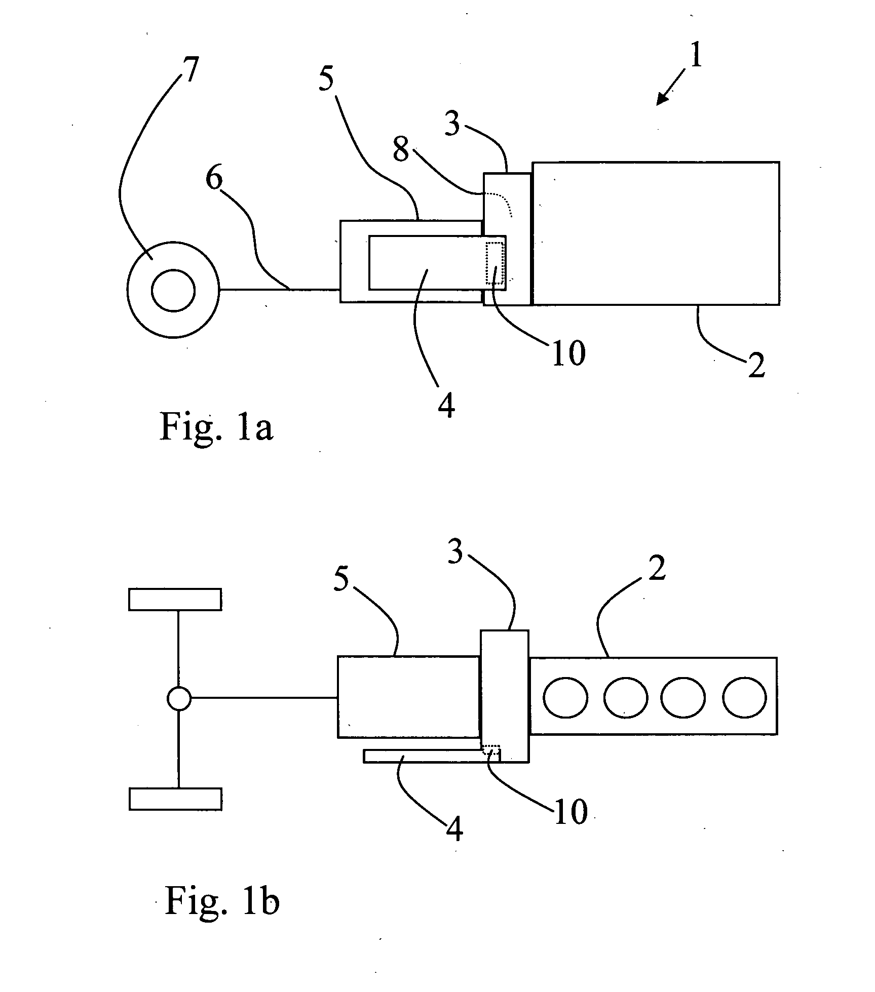 Arrangement for a power electronics unit in a hybrid vehicle