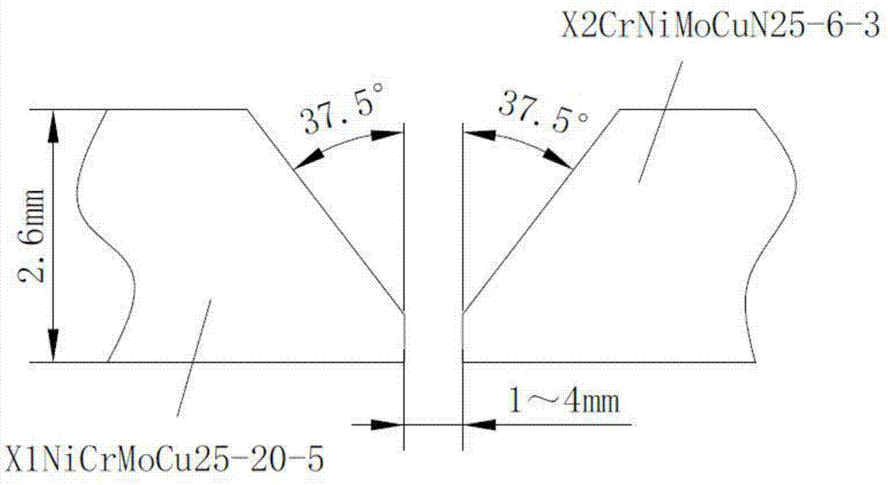 Dissimilar steel welding method