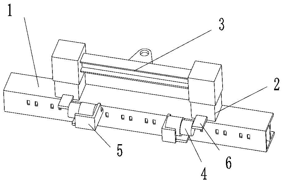 Derailed vehicle quick jacking reset device and application method thereof