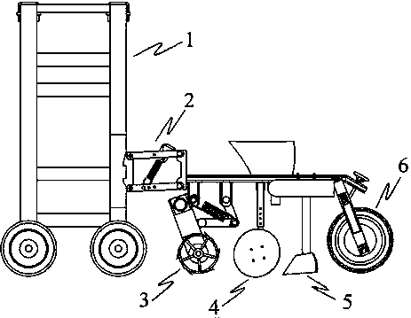 High-clearance intertillage, weeding and fertilization machine