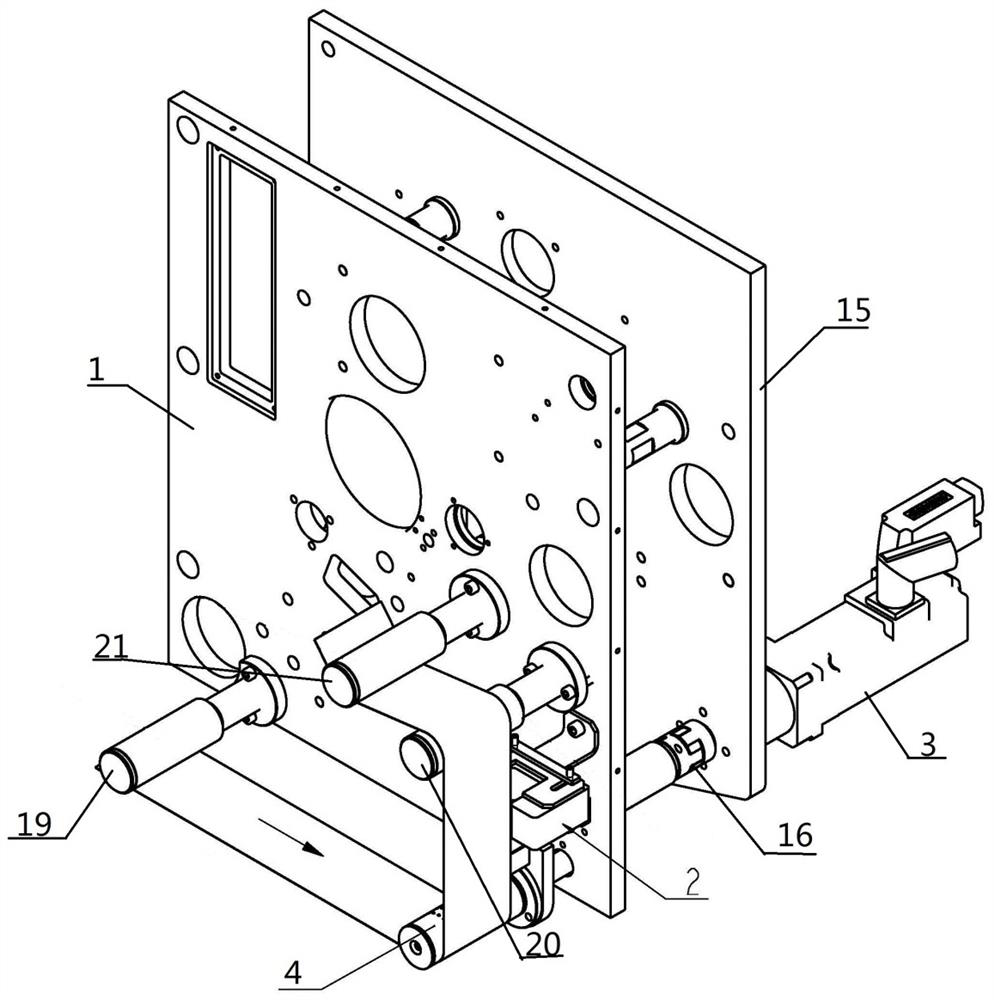 Tipping paper deviation rectifying mechanism