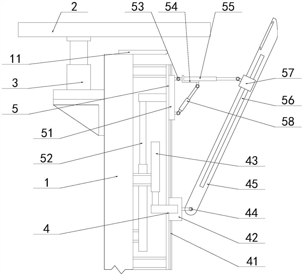 Anti-shaking device used during cargo butt joint