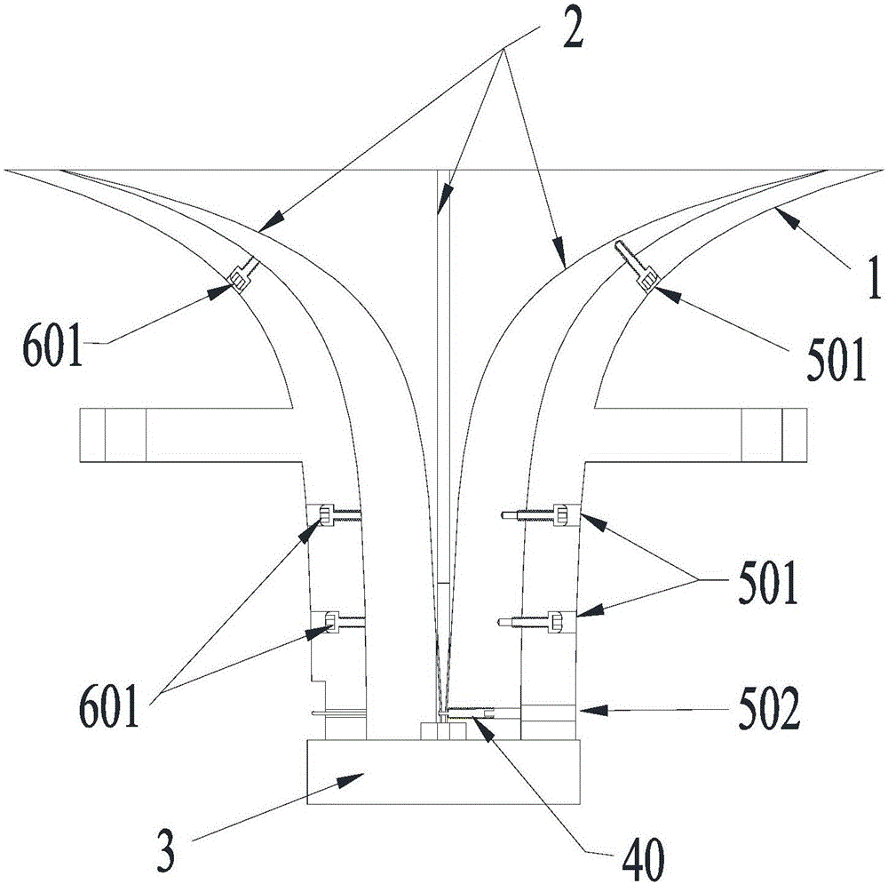 Four-ridge horn antenna and processing method thereof