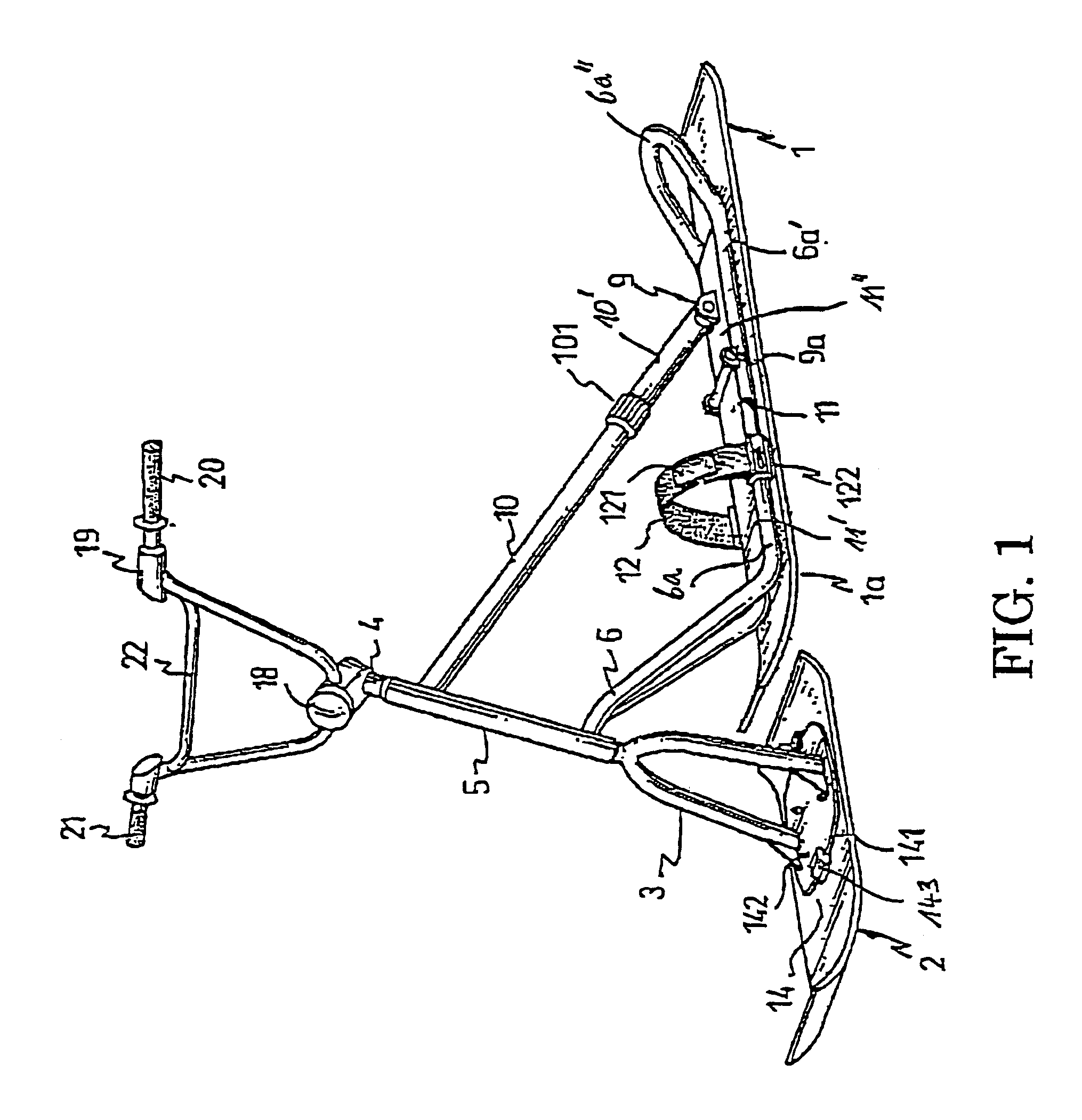 Sliding device for snow sports