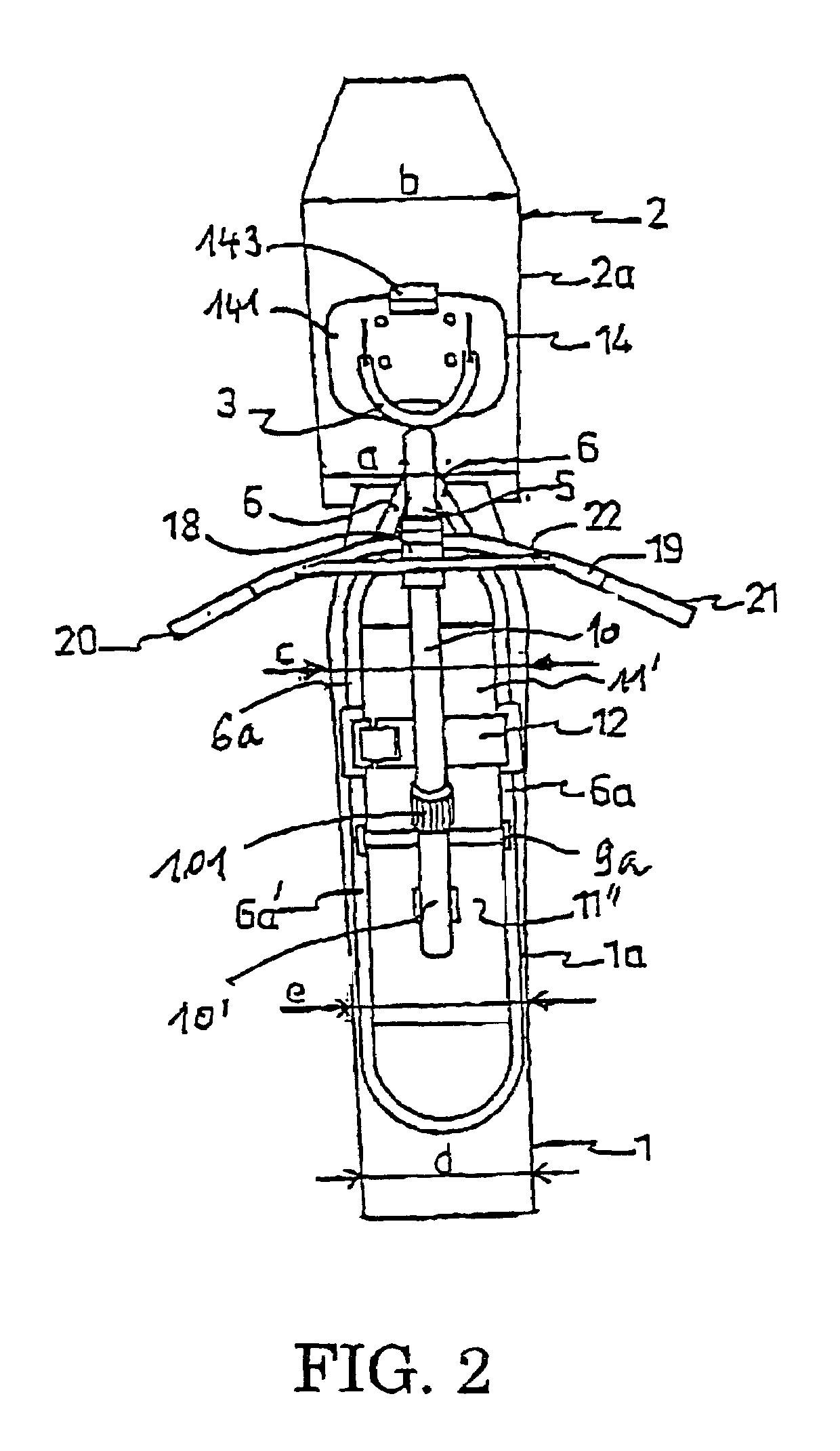 Sliding device for snow sports