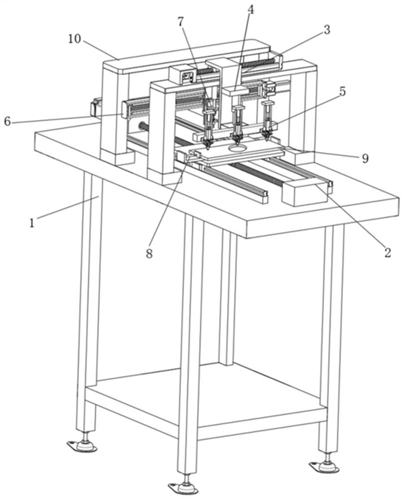 Automatic pigment color mixing equipment for art painting teaching