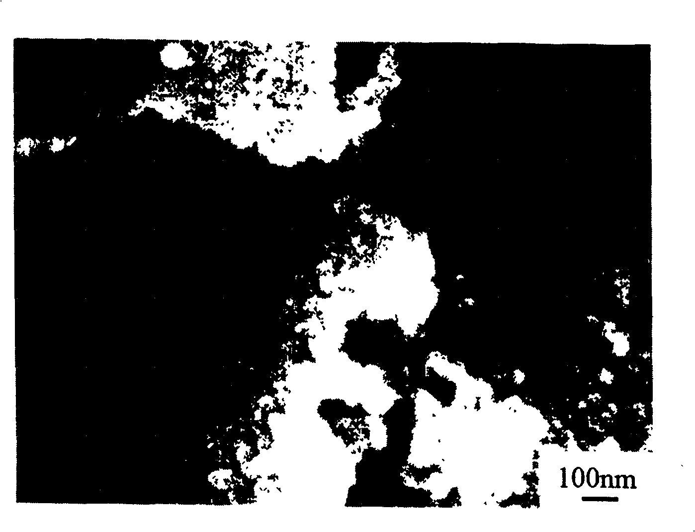 Method for preparing Ag sensitized zinc oxide photocatalyst with visible light activity