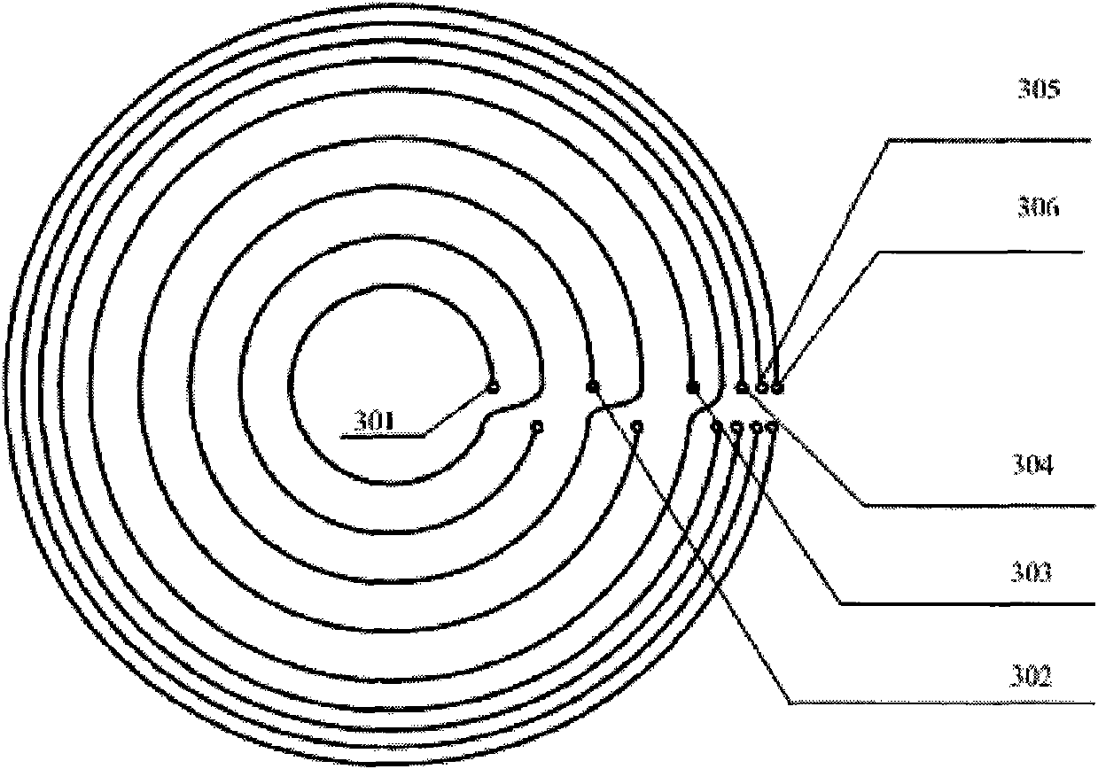 System for measuring outer surface temperature of metal shell of air-flow bed reactor